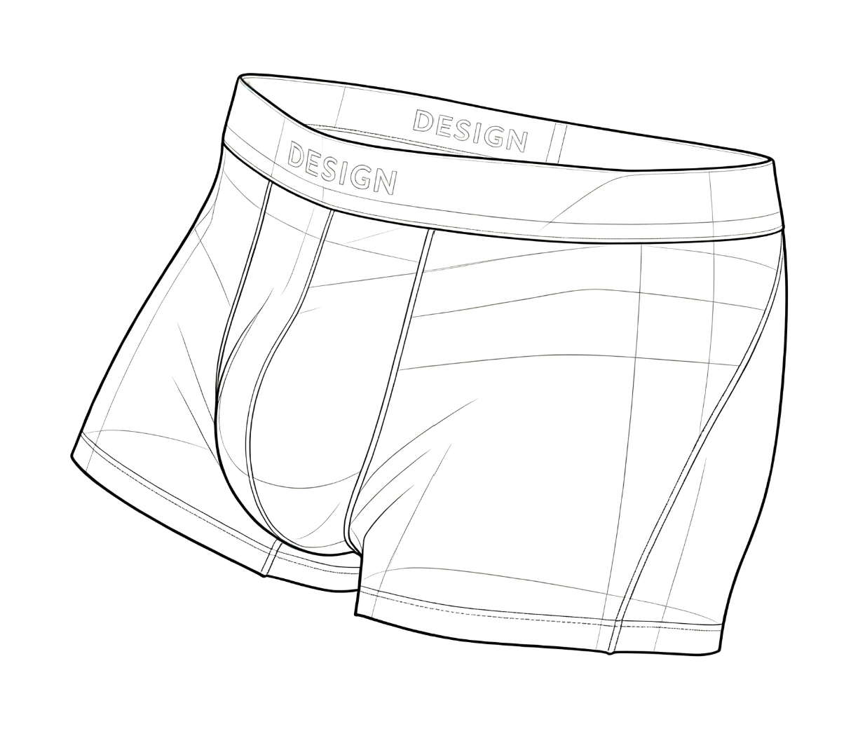 Customer submitting design ideas, sketches or tech packs
