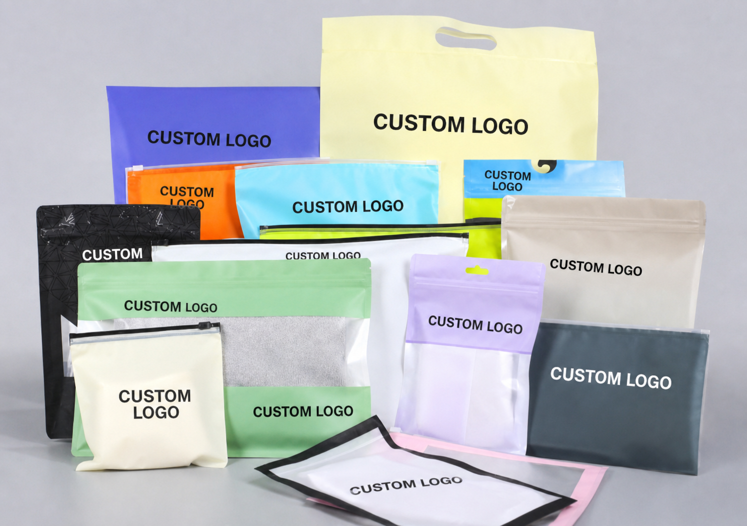 Custom retail and e-commerce packaging including boxes, polybags and hangtags